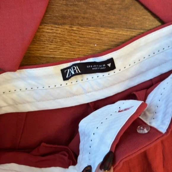 ZARA 🍂 2 piece 🧡New Linen pants. & Vest🍁 - Picture 7 of 7